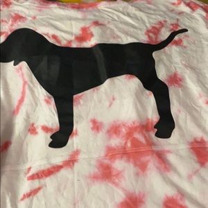 Long sleeve pink tee